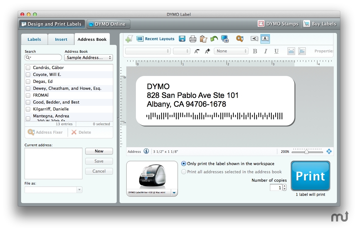 Dymo label printer software download